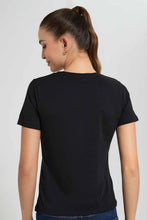 Load image into Gallery viewer, Redtag-Black-Awesome-Embellished-T-Shirt-Category:T-Shirts,-Colour:Black,-Filter:Women's-Clothing,-New-In,-New-In-Women,-Non-Sale,-S22D,-Section:Women,-TBL,-Women-T-Shirts-Women's-