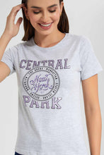 Load image into Gallery viewer, Redtag-Grey-Cental-Park-Print-T-Shirt-Category:T-Shirts,-Colour:Grey,-Filter:Women's-Clothing,-New-In,-New-In-Women,-Non-Sale,-S22D,-Section:Women,-TBL,-Women-T-Shirts-Women's-