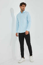 Load image into Gallery viewer, Redtag-Green-Regular-Collar-Oxford-Shirt-Category:Shirts,-Colour:Green,-Filter:Men's-Clothing,-Men-Shirts,-New-In,-New-In-Men,-Non-Sale,-S22D,-Section:Men,-TBL-Men's-