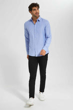 Load image into Gallery viewer, Redtag-Sky-Blue-Regular-Collar-Oxford-Shirt-Category:Shirts,-Colour:Blue,-Filter:Men's-Clothing,-Men-Shirts,-New-In,-New-In-Men,-Non-Sale,-S22D,-Section:Men,-TBL-Men's-