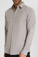 Load image into Gallery viewer, Redtag-Beige-Regular-Collar-Oxford-Shirt-Category:Shirts,-Colour:Beige,-Filter:Men's-Clothing,-Men-Shirts,-New-In,-New-In-Men,-Non-Sale,-S22D,-Section:Men,-TBL-Men's-