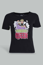 Load image into Gallery viewer, Redtag-Black-Queen-Grimhilde-Printed-T-Shirt-Graphic-T-Shirts-Women's-