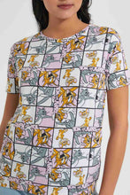 Load image into Gallery viewer, Redtag-Assorted-Tom-&--Jerry-Allover-Print-T-Shirt-Character-T-Shirts-Women's-