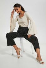 Load image into Gallery viewer, Redtag-Beige-Wide-Sleeve-Blouse-Tops-Women's-