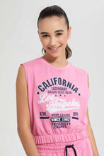 تنزيل الصورة على معرض الصور، Redtag-Pink-Embroidered-Short-Sets-Jog-Sets--