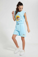 Load image into Gallery viewer, Redtag-Mint-Embroidered-Short-Sets-Jog-Sets--
