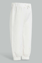 Load image into Gallery viewer, Redtag-White-Front-Bow-Casual-Trouser-Trousers-Infant-Girls-3 to 24 Months