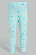 تنزيل الصورة على معرض الصور، Redtag-Grey-And-Mint-One-Of-A-Kind-Pyjama-Set-Pyjama-Sets-Infant-Girls-3 to 24 Months