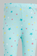 تنزيل الصورة على معرض الصور، Redtag-Grey-And-Mint-One-Of-A-Kind-Pyjama-Set-Pyjama-Sets-Infant-Girls-3 to 24 Months
