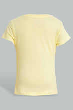 تنزيل الصورة على معرض الصور، Redtag-Yellow-And-Pink-Berry-Much-Pyjama-Set-Pyjama-Sets-Infant-Girls-3 to 24 Months