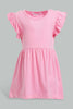 Redtag-Baby-Pink-Printed-/-Solid-Mint-2Pc-Pack-Knit-Dress-Dresses-Infant-Girls-3 to 24 Months