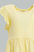 Load image into Gallery viewer, Redtag-Baby-Pink-Printed-/-Solid-Mint-2Pc-Pack-Knit-Dress-Dresses-Infant-Girls-3 to 24 Months