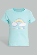 تنزيل الصورة على معرض الصور، Redtag-Mint-And-Yellow-Wonderfull-Pyjama-Set-Pyjama-Sets-Infant-Girls-3 to 24 Months