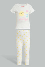 تنزيل الصورة على معرض الصور، Redtag-Cream-You-Make-My-Life-Beautiful-Pyjama-Set-Pyjama-Sets-Infant-Girls-3 to 24 Months