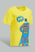 تنزيل الصورة على معرض الصور، Redtag-Mustard-Batman-Ss-Tshirt-Graphic-T-Shirts-Infant-Boys-3 to 24 Months