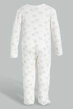 Load image into Gallery viewer, Redtag-Grey-Elephant-2-Piece-Pack-Sleep-Suit-Sleepsuits-Baby-0 to 12 Months