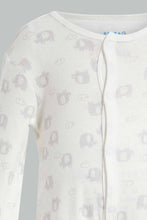 Load image into Gallery viewer, Redtag-Grey-Elephant-2-Piece-Pack-Sleep-Suit-Sleepsuits-Baby-0 to 12 Months