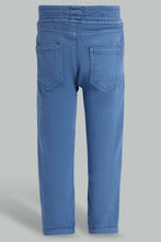 Load image into Gallery viewer, Redtag-Royal-Color-Knit-Denim-Pant-Knit-Denim-Infant-Boys-3 to 24 Months