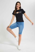 تنزيل الصورة على معرض الصور، Redtag-Blue-Denim-Short-Category:Shorts,-Colour:Blue,-Filter:Women's-Clothing,-New-In,-New-In-Women-APL,-Non-Sale,-S22C,-Section:Women,-TBL,-Women-Shorts--