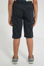 تنزيل الصورة على معرض الصور، Redtag-Charcoal-Front-Zipper-Active-Short-Active-Shorts-Senior-Boys-9 to 14 Years