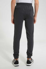 Load image into Gallery viewer, Redtag-Charcoal-Biker-Knee-Active-Pant-Joggers-Senior-Boys-9 to 14 Years