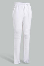 Load image into Gallery viewer, Redtag-White-Biker-Knee-Active-Pant-Joggers-Senior-Boys-9 to 14 Years
