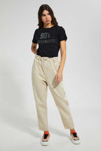 Load image into Gallery viewer, Redtag-Brown-Baggy-Fit-Trouser-Jeans-Baggy-Fit-Women's-