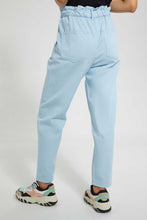 Load image into Gallery viewer, Redtag-Blue-Baggy-Fit-Trouser-Jeans-Baggy-Fit-Women's-