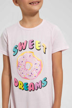 تنزيل الصورة على معرض الصور، Redtag-Pink-S/Sleeve-Nightshirt-With-Placement-Print-Nightshirts-Girls-2 to 8 Years