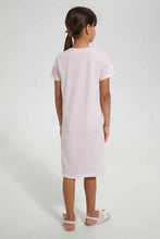 تنزيل الصورة على معرض الصور، Redtag-Pink-S/Sleeve-Nightshirt-With-Placement-Print-Nightshirts-Girls-2 to 8 Years