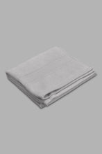 تنزيل الصورة على معرض الصور، Redtag-Light-Grey-Textured-Cotton-Hand-Towel-Category:Towels,-Colour:Grey,-Filter:Home-Bathroom,-HMW-BAC-Towels,-New-In,-New-In-HMW-BAC,-Non-Sale,-Section:Homewares,-W22O-Home-Bathroom-