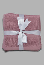 تنزيل الصورة على معرض الصور، Redtag-Purple-Textured-Cotton-Face-Towel-Set-(4-Piece)-Category:Towels,-Colour:Purple,-Filter:Home-Bathroom,-HMW-BAC-Towels,-New-In,-New-In-HMW-BAC,-Non-Sale,-Section:Homewares,-W22O-Home-Bathroom-