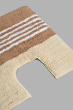 Load image into Gallery viewer, Redtag-Beige-Bath-Mat-Set-(2-Piece)-Category:Bathmats,-Colour:Beige,-Filter:Home-Bathroom,-HMW-BAC-Bath-Accessories,-New-In,-New-In-HMW-BAC,-Non-Sale,-S22C,-Section:Homewares-Home-Bathroom-
