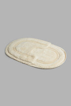 Load image into Gallery viewer, Redtag-Off-White-Bath-Mat-Set-(2-Piece)-Category:Bathmats,-Colour:Cream,-Filter:Home-Bathroom,-HMW-BAC-Bath-Accessories,-New-In,-New-In-HMW-BAC,-Non-Sale,-S22C,-Section:Homewares-Home-Bathroom-