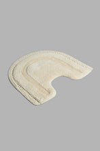 Load image into Gallery viewer, Redtag-Off-White-Bath-Mat-Set-(2-Piece)-Category:Bathmats,-Colour:Cream,-Filter:Home-Bathroom,-HMW-BAC-Bath-Accessories,-New-In,-New-In-HMW-BAC,-Non-Sale,-S22C,-Section:Homewares-Home-Bathroom-