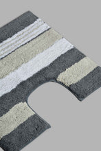 Load image into Gallery viewer, Redtag-Grey-Bath-Mat-Set-(2-Piece)-Category:Bathmats,-Colour:Grey,-Filter:Home-Bathroom,-HMW-BAC-Bath-Accessories,-New-In,-New-In-HMW-BAC,-Non-Sale,-S22C,-Section:Homewares-Home-Bathroom-