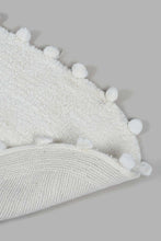 Load image into Gallery viewer, Redtag-Off-White-Bath-Mat-Category:Bathmats,-Colour:Cream,-Filter:Home-Bathroom,-HMW-BAC-Bce-Bath-Accessories,-New-In,-New-In-HMW-BAC,-Non-Sale,-S22C,-Section:Homewares-Home-Bathroom-