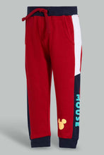 تنزيل الصورة على معرض الصور، Redtag-Red-Mickey-Mouse-Active-Pant-Joggers-Infant-Boys-3 to 24 Months