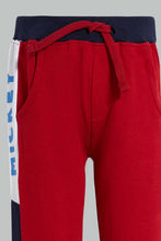 تنزيل الصورة على معرض الصور، Redtag-Red-Mickey-Mouse-Active-Pant-Joggers-Infant-Boys-3 to 24 Months