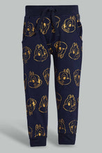 Load image into Gallery viewer, Redtag-Black-Chip-N-Dale-Printed-Active-Pant-Joggers-Infant-Boys-3 to 24 Months