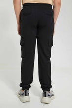 Load image into Gallery viewer, Redtag-Charcoal-Cargo-Active-Pant-Joggers-Senior-Boys-9 to 14 Years