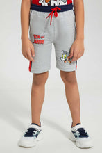 تنزيل الصورة على معرض الصور، Redtag-Red-Tom-And-Jerry-T-Shirt-And-Short-Set-Sets-Boys-2 to 8 Years