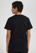 Load image into Gallery viewer, Redtag-Black-Skate-Tee-Graphic-T-Shirts-Senior-Boys-9 to 14 Years