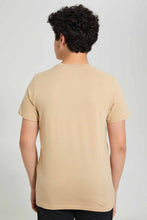 Load image into Gallery viewer, Redtag-Beige-Skate-Beginner-Tee-Graphic-T-Shirts-Senior-Boys-9 to 14 Years