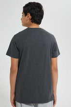 Load image into Gallery viewer, Redtag-Charcoal-Beach-California-Tee-Graphic-T-Shirts-Senior-Boys-9 to 14 Years