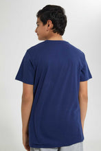 Load image into Gallery viewer, Redtag-Navy-Freeze-Time-Tee-Graphic-T-Shirts-Senior-Boys-9 to 14 Years
