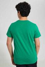 Load image into Gallery viewer, Redtag-Green-Snap-Moment-Tee-Graphic-T-Shirts-Senior-Boys-9 to 14 Years