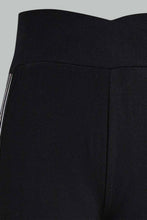 Load image into Gallery viewer, Redtag-Black-Pique-Leggings-With-Print-Category:Leggings,-Colour:Black,-Filter:Senior-Girls-(9-to-14-Yrs),-GSR-Leggings,-New-In,-New-In-GSR,-Non-Sale,-S22D,-Section:Kidswear,-TBL-Senior-Girls-