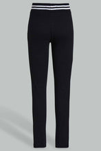 Load image into Gallery viewer, Redtag-Black-Rib-Leggings-Category:Leggings,-Colour:Black,-Filter:Senior-Girls-(9-to-14-Yrs),-GSR-Leggings,-New-In,-New-In-GSR,-Non-Sale,-S22D,-Section:Kidswear,-TBL-Senior-Girls-