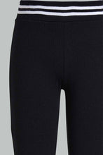 Load image into Gallery viewer, Redtag-Black-Rib-Leggings-Category:Leggings,-Colour:Black,-Filter:Senior-Girls-(9-to-14-Yrs),-GSR-Leggings,-New-In,-New-In-GSR,-Non-Sale,-S22D,-Section:Kidswear,-TBL-Senior-Girls-